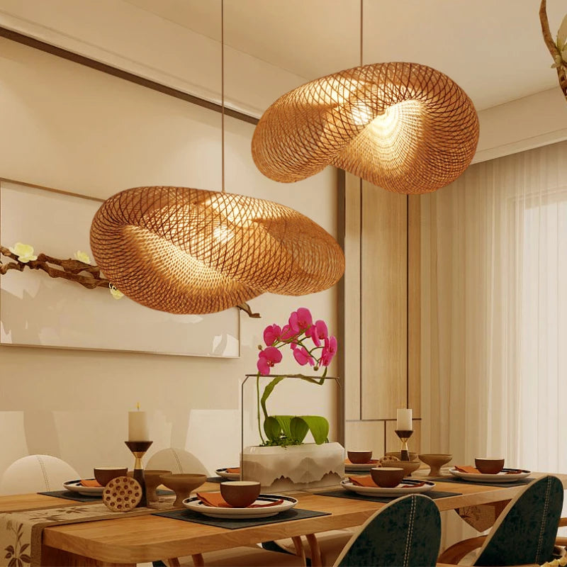 New  Style Bamboo  LED Lighting Fixture