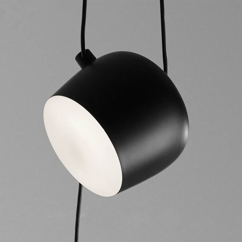 Italian Industrial Flos Black and White LED Lighting pendant light